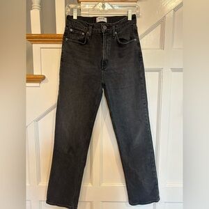 Agolde Women’s Dark Gray Straight Jeans size 25